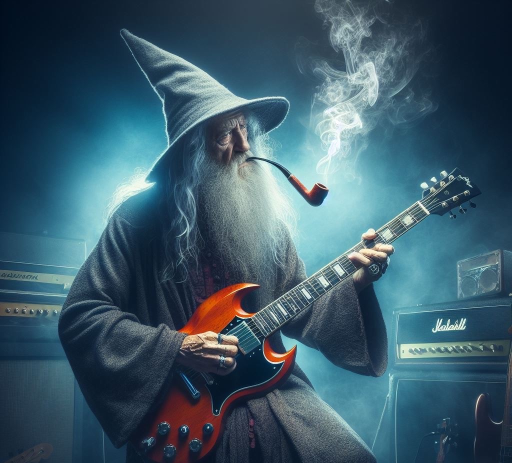 The playing wizard