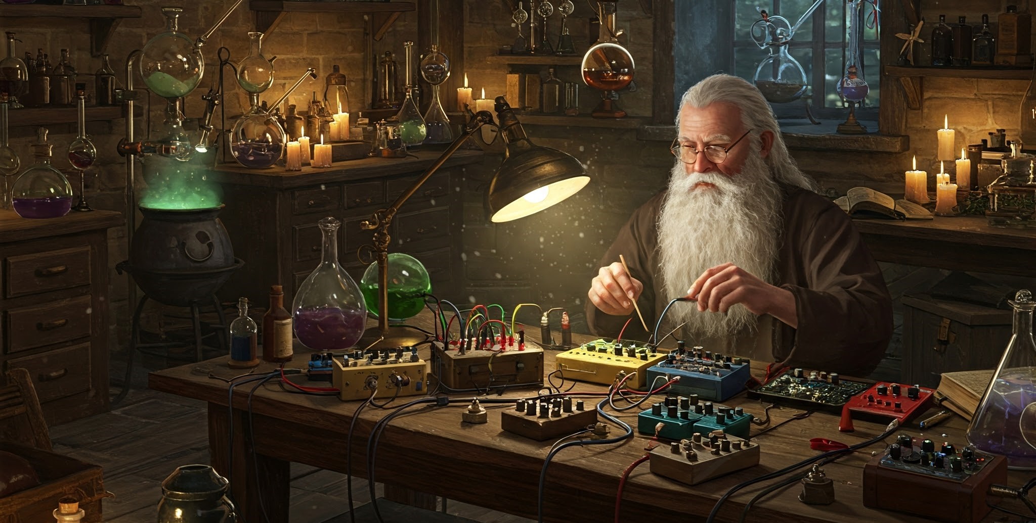wizard at work